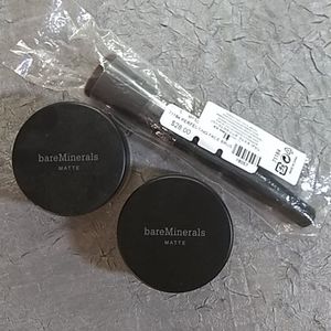 BareMinerals 2 MEDIUM BEIGE & Brush
